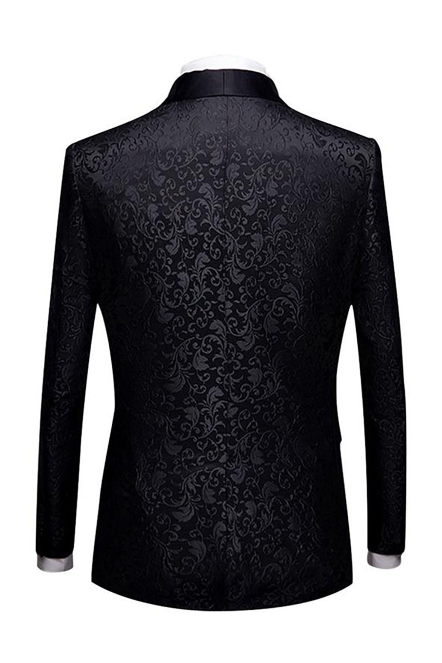 Men HELLYMOON | Men'S 2-Piece Suits Jacquard Tuxedo