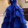 Prom Dresses HELLYMOON | Tulle Laye Princess Prom Dress With Beading