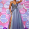 Special Occasion HELLYMOON | Beading Tulle Princess Prom Dress Blue