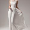 Special Occasion HELLYMOON | A-Line Sweetheart Long Formal Prom Party Dress With Lace White