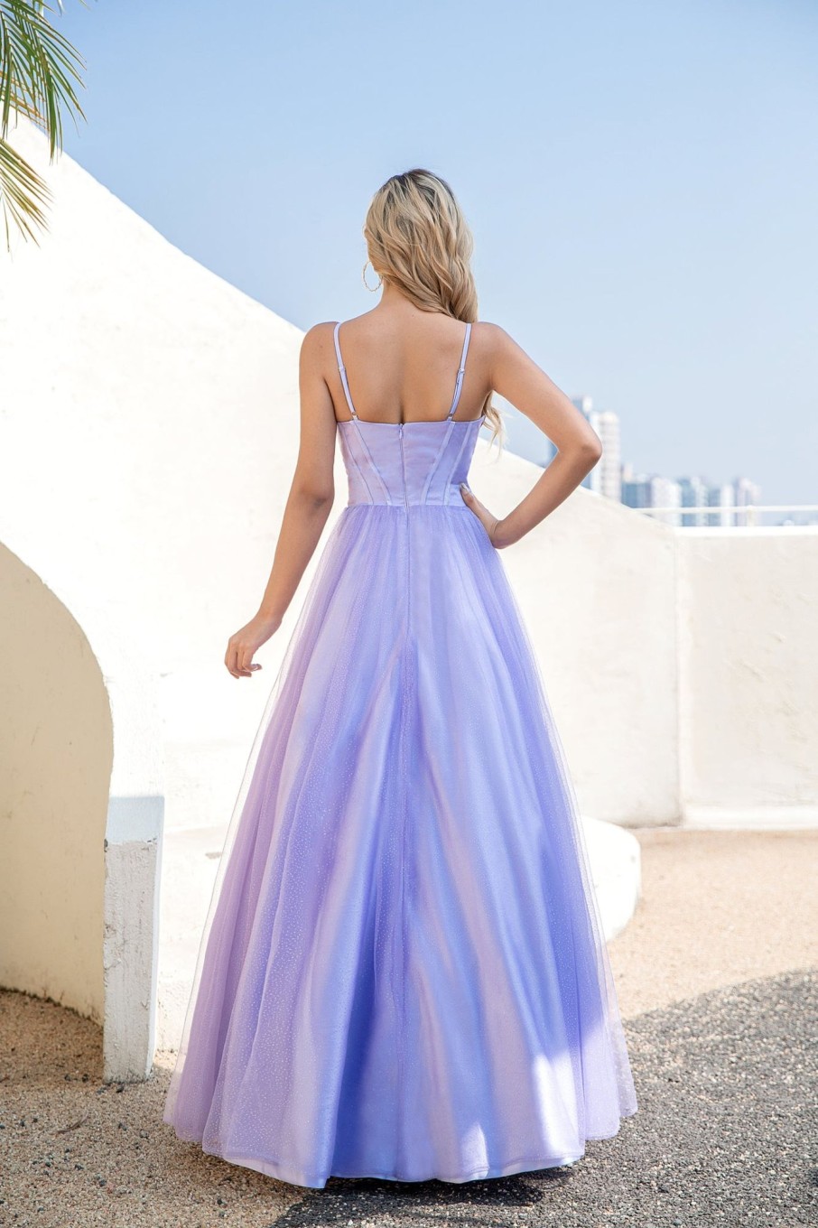 Prom Dresses HELLYMOON | Tulle A-Line Prom Dress