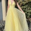 Prom Dresses HELLYMOON | Tulle A Line Sparkly Princess Prom Dress