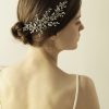 Accessories HELLYMOON | Shiny Rhinestone Branch Bridal Headband White