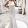 Wedding Dresses HELLYMOON | Long Mermaid Boho Wedding Dress With Lace White