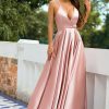 Special Occasion HELLYMOON | Satin Prom Dress Pink