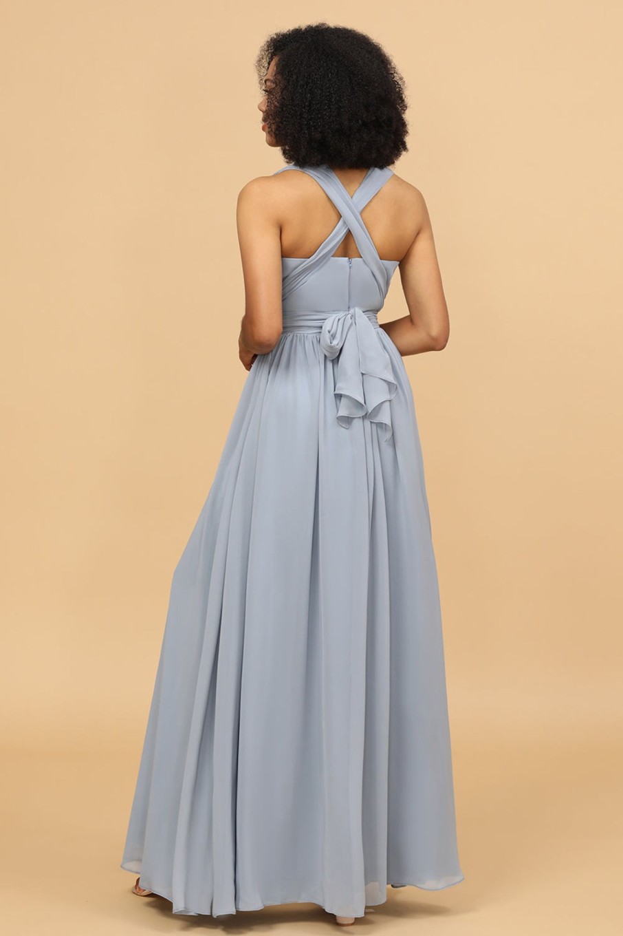 Partywear HELLYMOON | Convertible Long Chiffon Bridesmaid Dress