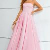 Special Occasion HELLYMOON | A-Line Strapless Princess Prom Dress Pink