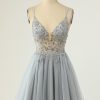 Special Occasion HELLYMOON | Gorgeous A Line Spaghetti Straps Short Homecoming Dress With Beading