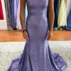 Special Occasion HELLYMOON | One Shoulder Mermaid Prom Dress Purple