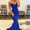 Prom Dresses HELLYMOON | Sequin Mermaid Strapless Prom Dress