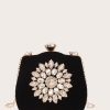 Accessories HELLYMOON | Beading Handbag Black