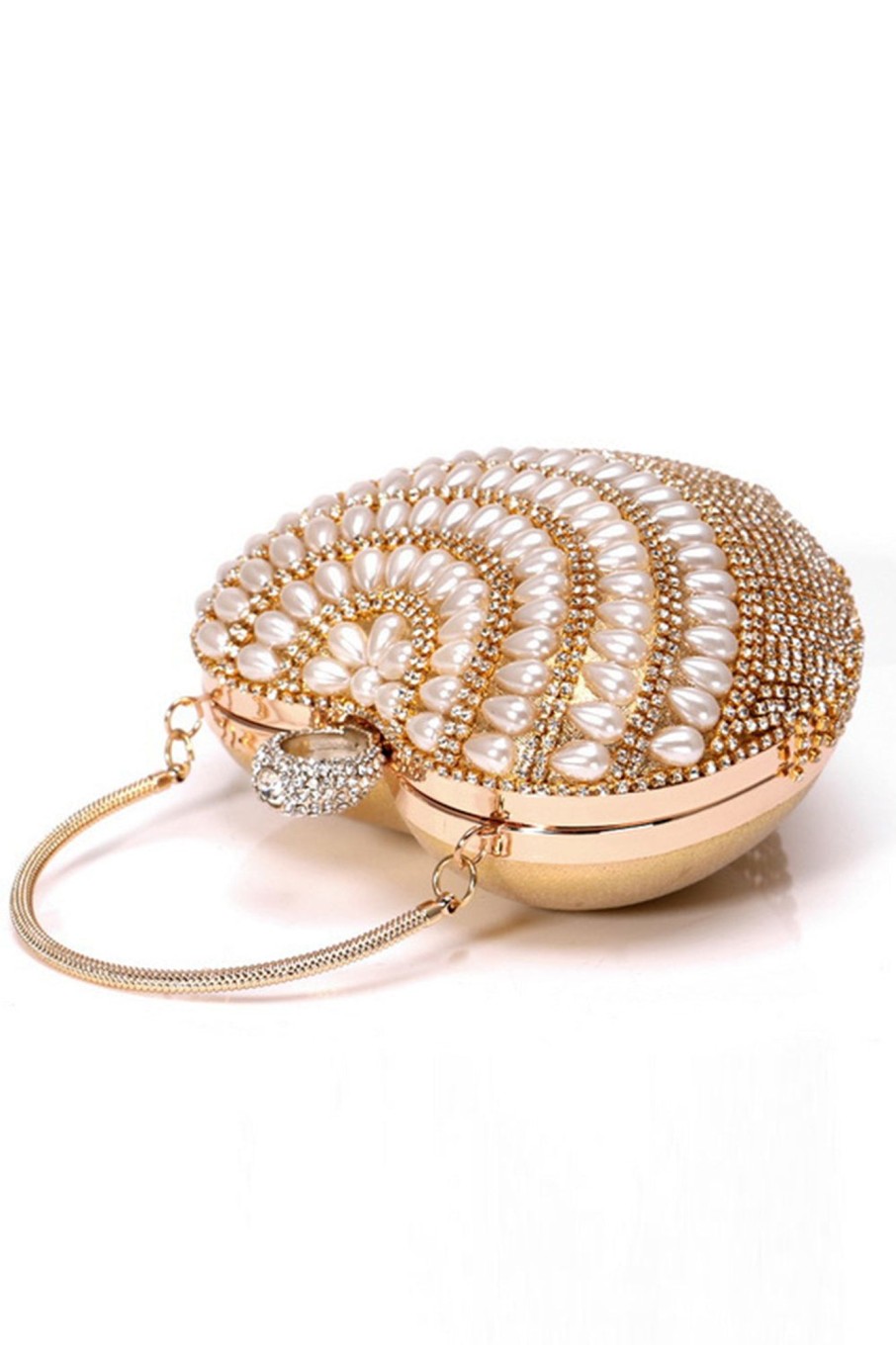 Accessories HELLYMOON | Beaded Pearls Party Clutch