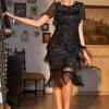 Special Occasion HELLYMOON | Beaded Fringed Sparkly Party Dress With Sequins