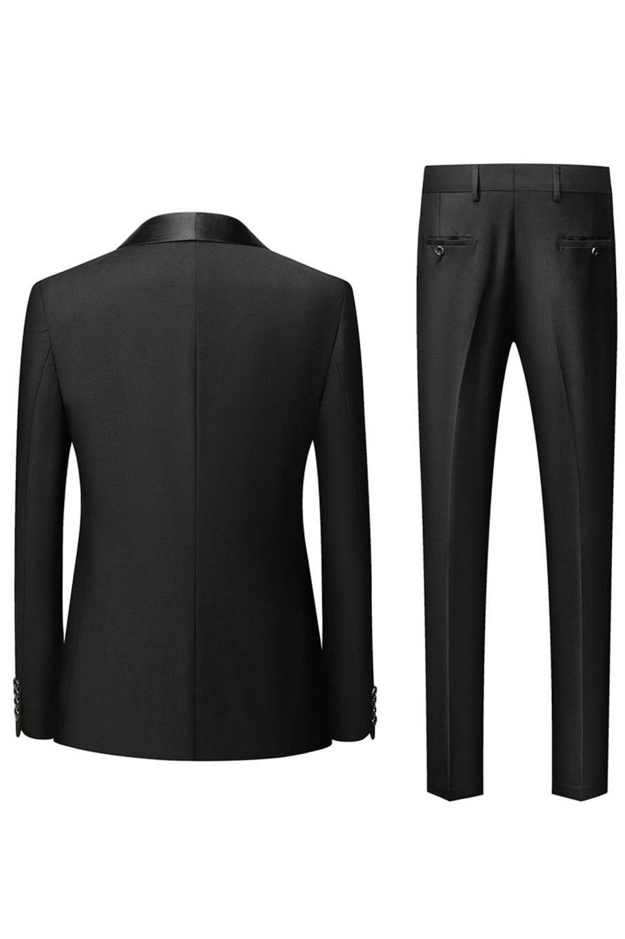 Men HELLYMOON | Shawl Lapel Three-Pieces Men'S Suits