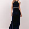 Special Occasion HELLYMOON | Mermaid Velvet Long Prom Dress Navy