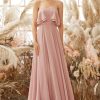 Partywear HELLYMOON | Elegant Strapless Chiffon Bridesmaid Dress