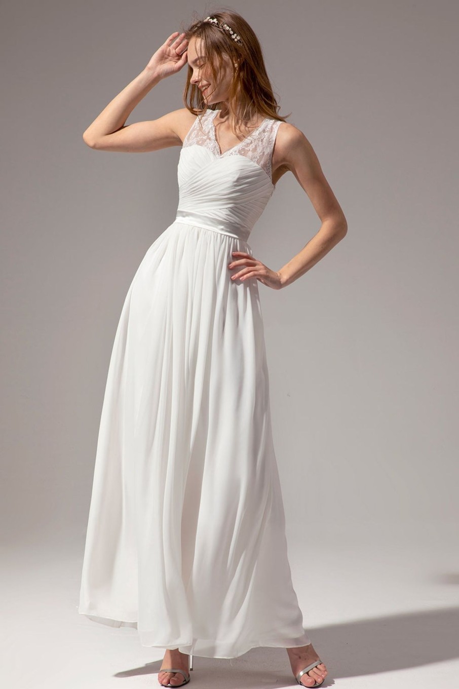 Partywear HELLYMOON | Long V-Neck Bridesmaid Dress