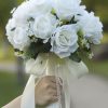 Accessories HELLYMOON | Rose Bridesmaid Bouquet White