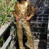 Men HELLYMOON | Notched Lapel 2 Piece Men'S Prom Suits Golden