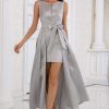 Prom Dresses HELLYMOON | High-Low Bodycon Party Dress Grey