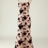 Partywear HELLYMOON | Floral Spaghetti Straps Prom Dress With Lace-Up Back Dusk