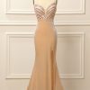 Prom Dresses HELLYMOON | Prom Formal Dress With Sequins Blush