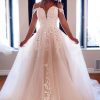 Special Occasion HELLYMOON | Off Shoulder Wedding Dress With Appliques Ivory