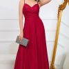 Partywear HELLYMOON | A Line Spaghetti Straps Long Bridesmaid Dress