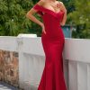 Special Occasion HELLYMOON | Off Shoulder Prom Dress Red