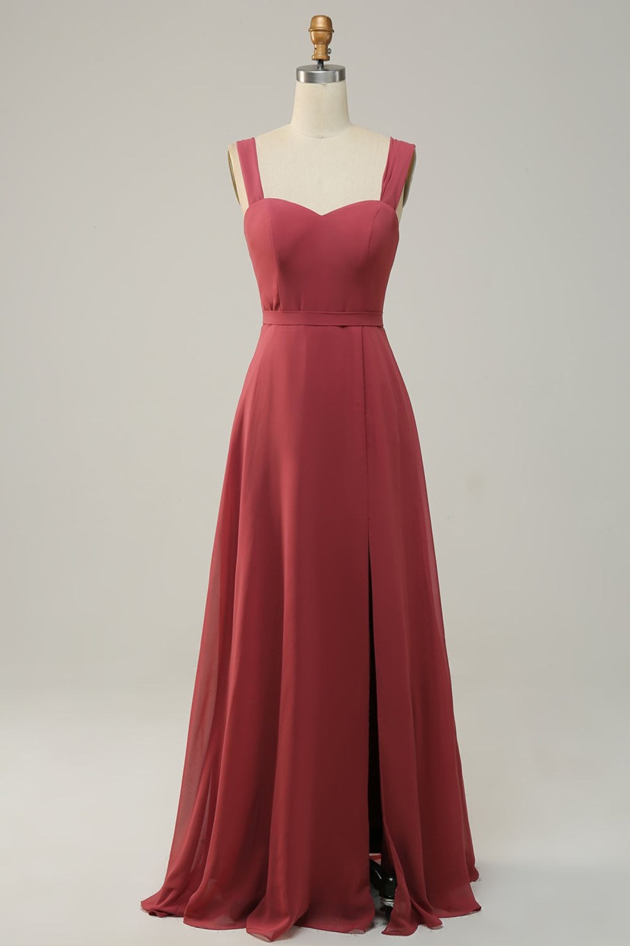 Special Occasion HELLYMOON | Sweetheart Sleeveless Long Bridesmaid Dress With Slit