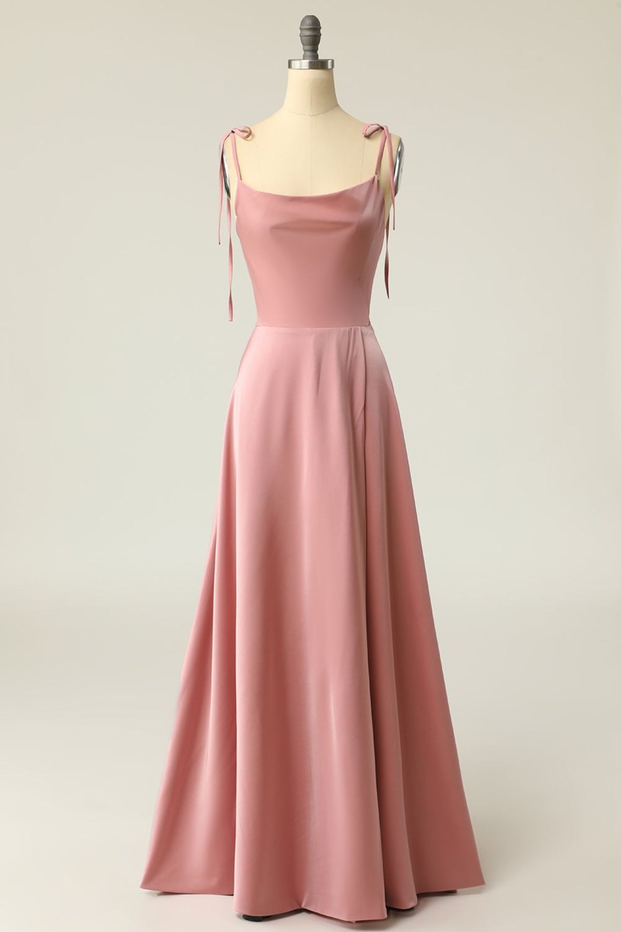 Partywear HELLYMOON | Spaghetti Straps Simple Bridesmaid Dress With Bowknot