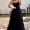 Special Occasion HELLYMOON | A-Line Sweetheart Tulle Princess Prom Dress Black