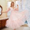 Prom Dresses HELLYMOON | A Line Tulle Prom Dress With Hearts Pink