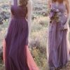 Partywear HELLYMOON | A Line Convertible Wear Chiffon Bridesmaid Dress With Pleated