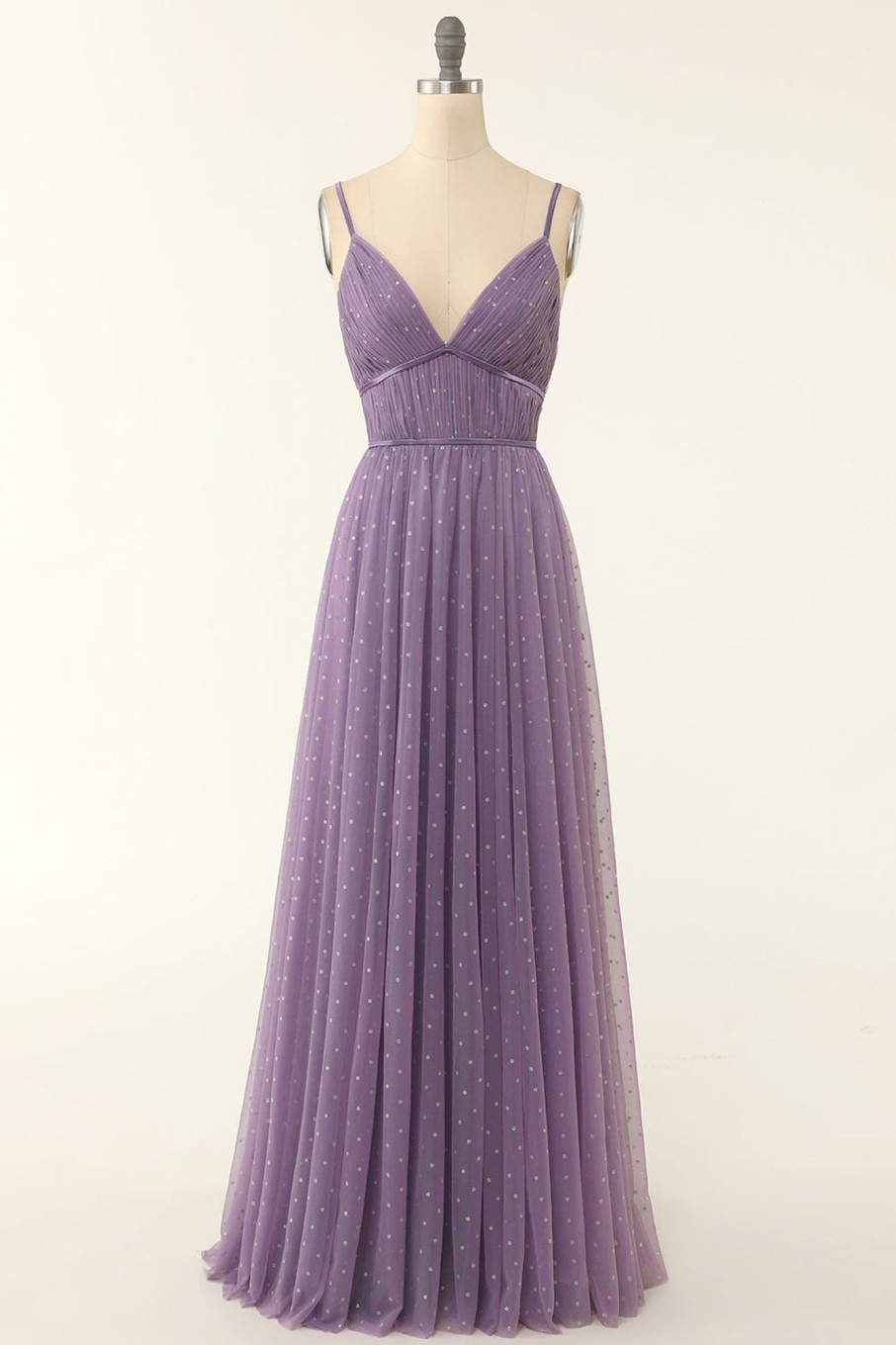 Special Occasion HELLYMOON | A Line Long Bridesmaid Dress With Ruffles