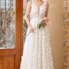 Wedding Dresses HELLYMOON | Appliques Tulle Wedding Dress White