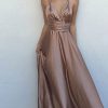 Special Occasion HELLYMOON | Satin Simple Prom Dress Blush