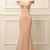 Special Occasion HELLYMOON | Mermaid Prom Formal Dress With Appliques Blush