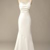 Wedding Dresses HELLYMOON | Mermaid Long Wedding Dress White