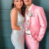 Men HELLYMOON | Notched Lapel Men'S Prom Suits Pink