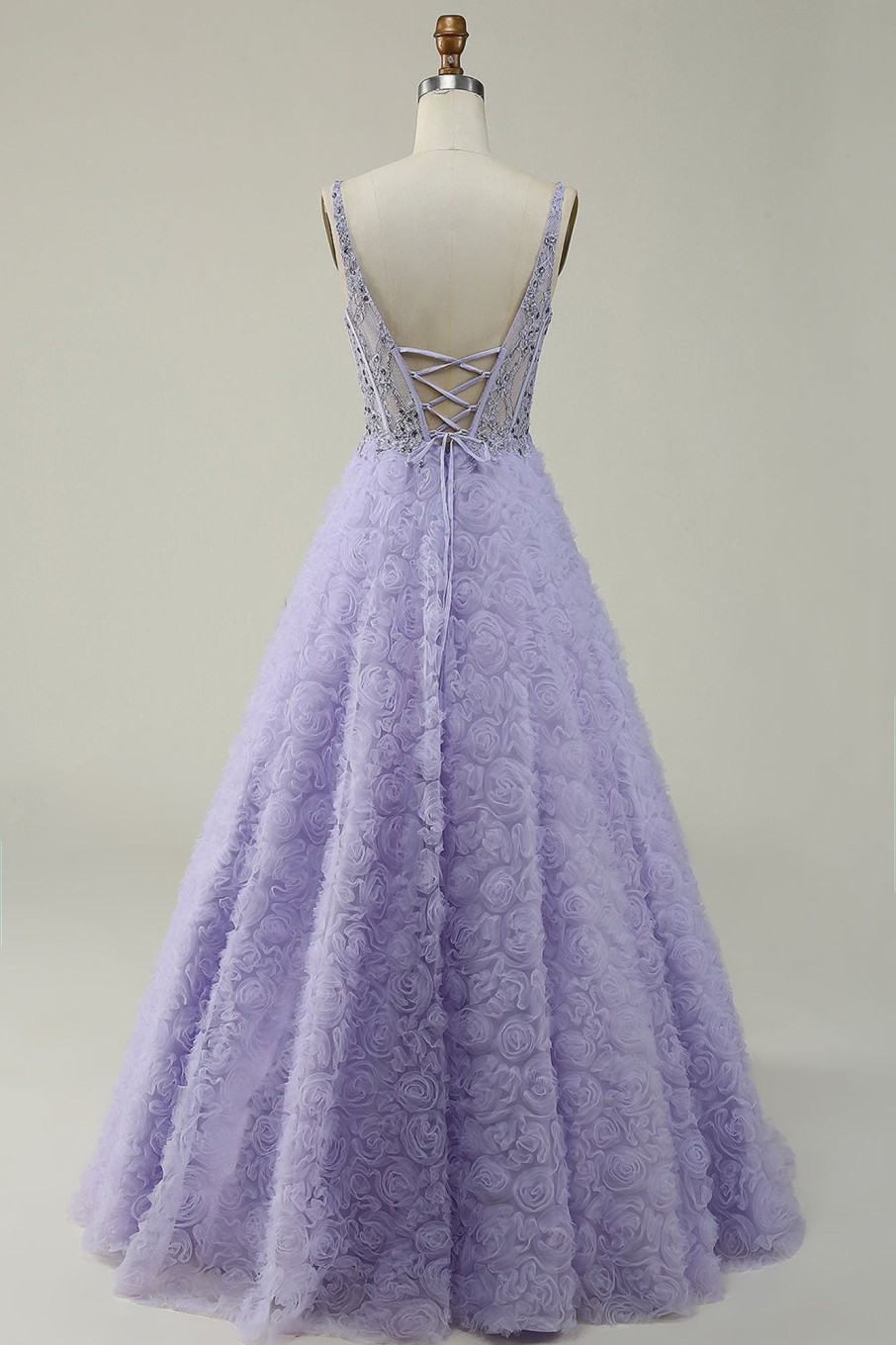 Special Occasion HELLYMOON | Tulle Quinceanera Dress With Beaded Purple