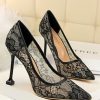 Accessories HELLYMOON | Lace Stiletto Pointy Heels