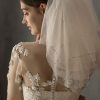 Accessories HELLYMOON | Five-Layer Point Drill Short Bridal Veils White