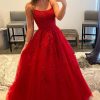 Special Occasion HELLYMOON | Spaghetti Straps Long Prom Dress With Appliques