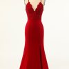 Special Occasion HELLYMOON | Mermaid Prom Dress Dark Red