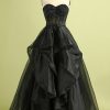 Prom Dresses HELLYMOON | Ball Gown Strapless Princess Evening Dress Black