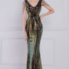 Special Occasion HELLYMOON | Sheath Sequins Prom Dress With Fringes