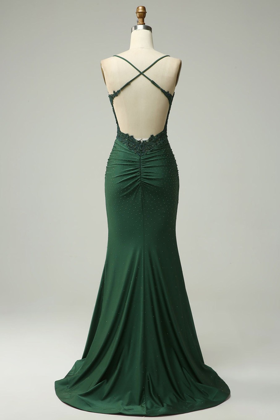 Special Occasion HELLYMOON | Halter Mermaid Prom Dress With Beading