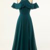 Special Occasion HELLYMOON | Cold Shoulder Prom Dress Green