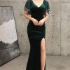 Prom Dresses HELLYMOON | Mermaid Velvet Evening Dress